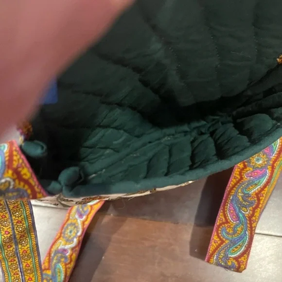 nwot vintage valdrôme Multicolor Patterned provencal Women's Bag - Picture 3 of 12